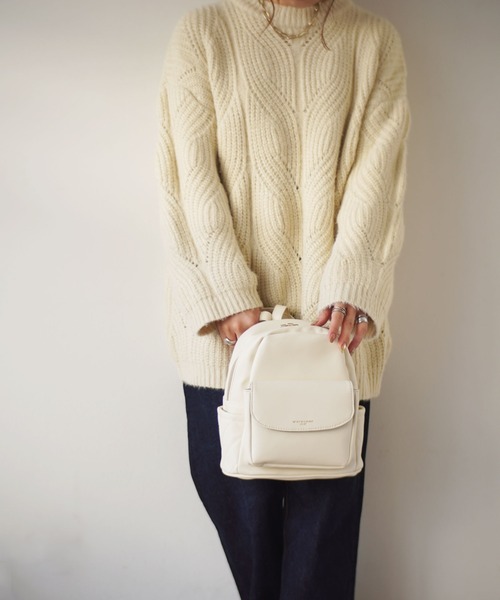 Jouet（ジョエット）の「【 JOUET / ジョエット 】レトロ ミニ リュック_（バックパック/リュック・レディース・ホワイト/ブラック・FREE）」の9枚目の写真