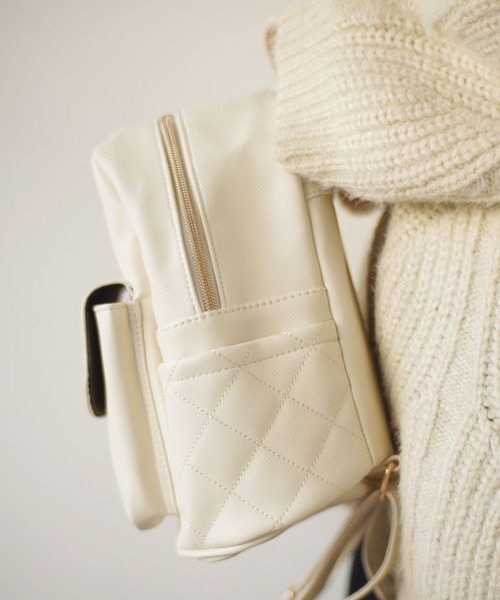 Jouet（ジョエット）の「【 JOUET / ジョエット 】レトロ ミニ リュック_（バックパック/リュック・レディース・ホワイト/ブラック・FREE）」の10枚目の写真