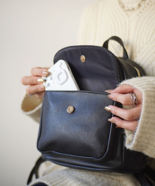 Jouet（ジョエット）の「【 JOUET / ジョエット 】レトロ ミニ リュック_（バックパック/リュック・レディース・ホワイト/ブラック・FREE）」の16枚目の写真