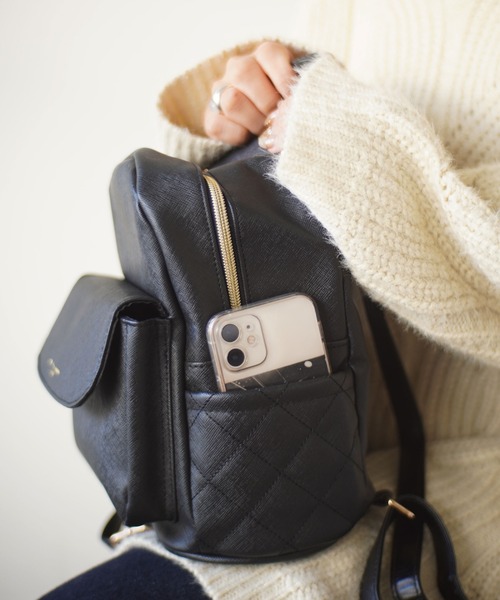 Jouet（ジョエット）の「【 JOUET / ジョエット 】レトロ ミニ リュック_（バックパック/リュック・レディース・ホワイト/ブラック・FREE）」の17枚目の写真