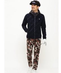 ☆PEARLY GATES 裏起毛ストレッチパンツ ニコちゃん グレンチェック ono18aw_pants_gc3+.jpg