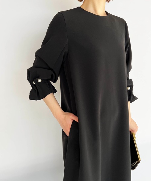 PICCIN（ピッチン）の「袖パールワンピース（ワンピース）」 - WEAR