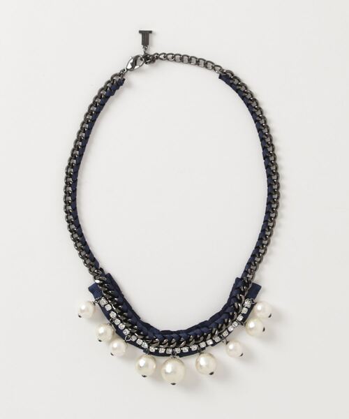 LANVIN en Bleu（ランバンオンブルー）の「グログランリボン×パール 