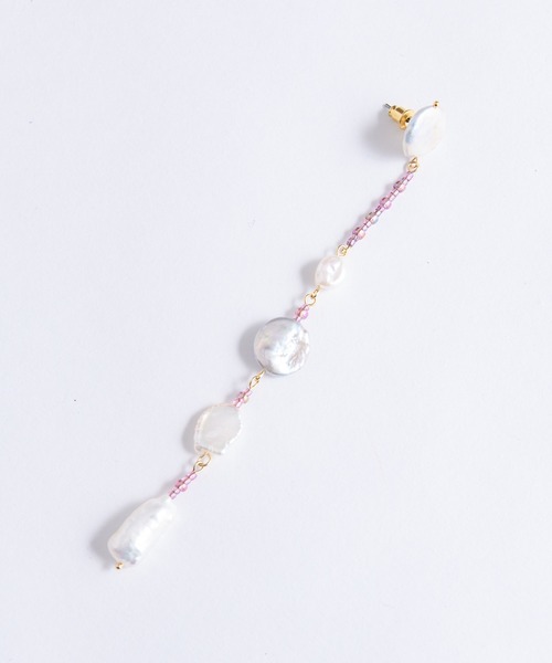 LA BELLE ETUDE（ラベルエチュード）の「淡水パール×ビーズアシンメトリーピアス（ピアス（両耳用）・レディース・その他・FREE）」の12枚目の写真