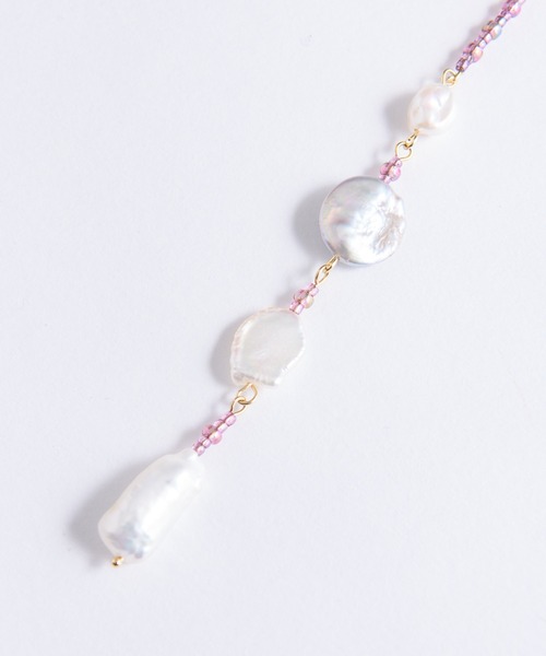 LA BELLE ETUDE（ラベルエチュード）の「淡水パール×ビーズアシンメトリーピアス（ピアス（両耳用）・レディース・その他・FREE）」の13枚目の写真