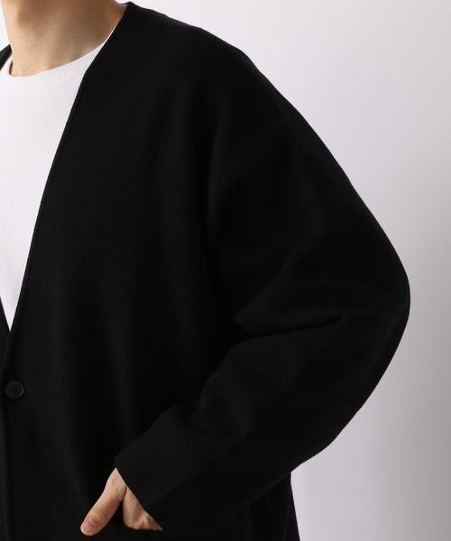 LOWRYS FARM（ローリーズファーム）の「ノーカラーカーデ　267538（カーディガン/ボレロ・メンズ・ブラック/グリーン/グレー・LARGE/MEDIUM）」の11枚目の写真