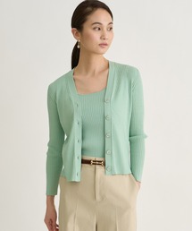 ANAYI | 【WEB限定カラー】コットンシルクランダムリブ プルオーバー<手洗い可>(ニット/セーター)