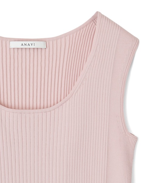 ANAYI（アナイ）の「コットンシルクランダムリブ プルオーバー（ニット/セーター・レディース・ホワイト/ピンク/ミント/ブルー・38/36）」の8枚目の写真