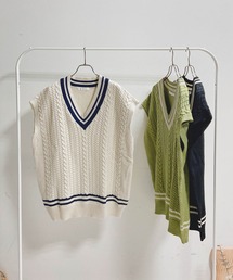 AS KNOW AS plus | ●ケーブルチルデンベスト(ベスト)