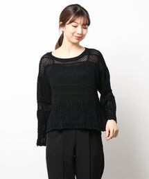 libelle more | 透かし柄プルオーバー(ニット/セーター)