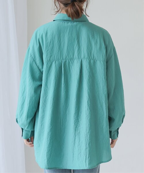 frames RAY CASSIN（フレームスレイカズン）の「ソフトワッシャーボリュームスリーブカラーシャツ（シャツ/ブラウス・レディース・オフホワイト/イエロー/ライトピンク/グリーン・FREE）」の10枚目の写真