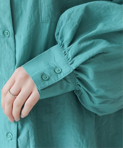 frames RAY CASSIN（フレームスレイカズン）の「ソフトワッシャーボリュームスリーブカラーシャツ（シャツ/ブラウス・レディース・オフホワイト/イエロー/ライトピンク/グリーン・FREE）」の14枚目の写真