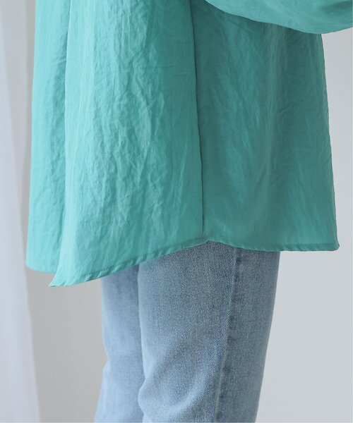 frames RAY CASSIN（フレームスレイカズン）の「ソフトワッシャーボリュームスリーブカラーシャツ（シャツ/ブラウス・レディース・オフホワイト/イエロー/ライトピンク/グリーン・FREE）」の15枚目の写真