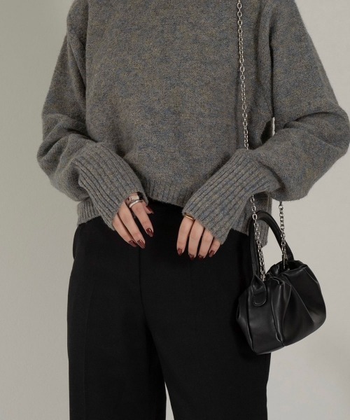 Amiur（エミレ）の「minimal bag（ハンドバッグ・レディース・ブラック/ブラウン/アイボリー・FREE）」の7枚目の写真