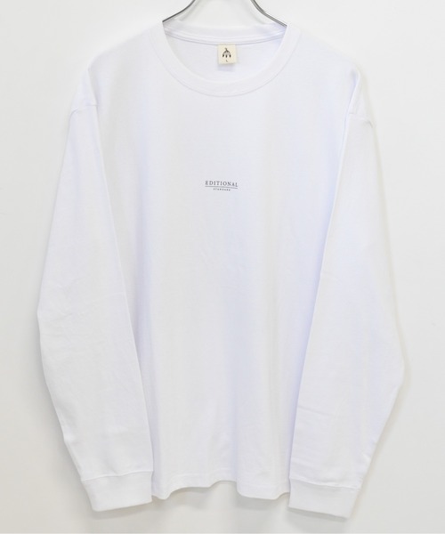 TRAP/U (トラップユー)の「バック フォトプリント コットン 天竺 ロングTシャツ(Tシャツ/カットソー・メンズ・ホワイト/ブラック/サックスブルー・L/M)」の4枚目の写真