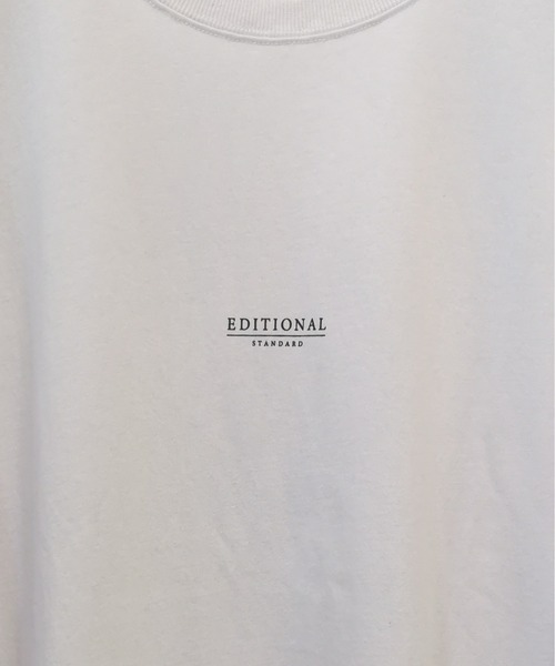 TRAP/U (トラップユー)の「バック フォトプリント コットン 天竺 ロングTシャツ(Tシャツ/カットソー・メンズ・ホワイト/ブラック/サックスブルー・L/M)」の8枚目の写真
