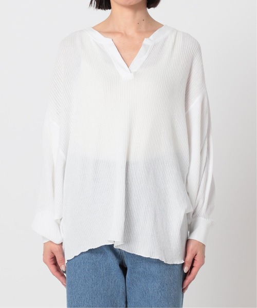 U by SPICK&SPAN（ユーバイスピックアンドスパン）の「【CAROUSELAMBRA】 WING WIDE T◆（Tシャツ/カットソー・レディース・ホワイト/ベージュ・FREE）」の16枚目の写真