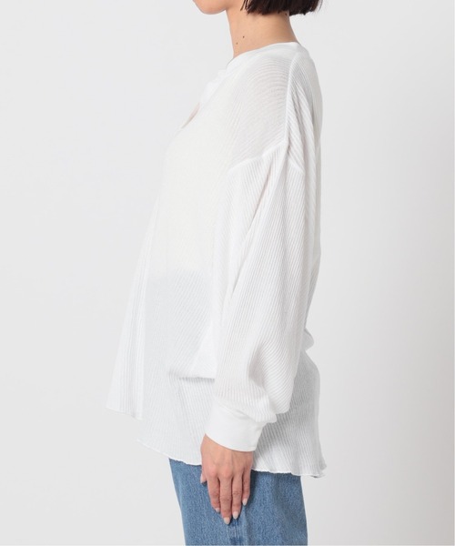 U by SPICK&SPAN（ユーバイスピックアンドスパン）の「【CAROUSELAMBRA】 WING WIDE T◆（Tシャツ/カットソー・レディース・ホワイト/ベージュ・FREE）」の17枚目の写真