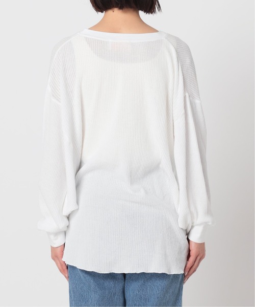 U by SPICK&SPAN（ユーバイスピックアンドスパン）の「【CAROUSELAMBRA】 WING WIDE T◆（Tシャツ/カットソー・レディース・ホワイト/ベージュ・FREE）」の18枚目の写真