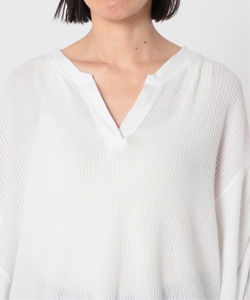 U by SPICK&SPAN（ユーバイスピックアンドスパン）の「【CAROUSELAMBRA】 WING WIDE T◆（Tシャツ/カットソー・レディース・ホワイト/ベージュ・FREE）」の19枚目の写真