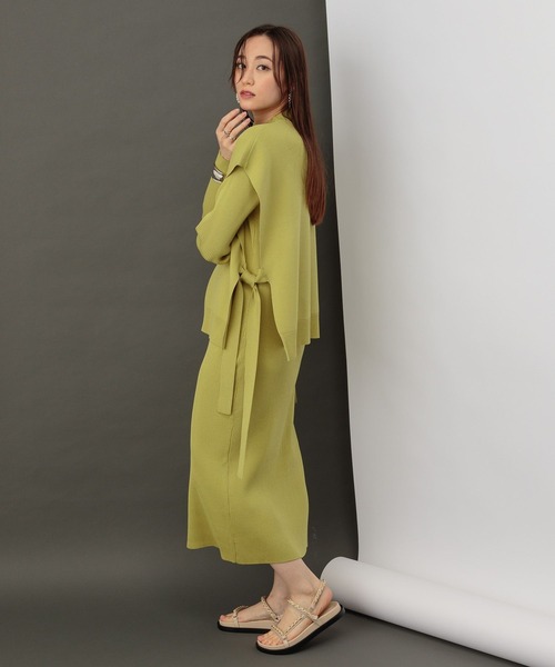 BARNYARDSTORM（バンヤードストーム）の「BARNYARDSTORM / 【WEB限定】ニットレイヤード2Pワンピース（ワンピース・レディース・ブルー系その他/ブラック/ブラウン/ミント・FREE）」の11枚目の写真