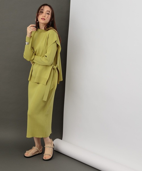 BARNYARDSTORM（バンヤードストーム）の「BARNYARDSTORM / 【WEB限定】ニットレイヤード2Pワンピース（ワンピース・レディース・ブルー系その他/ブラック/ブラウン/ミント・FREE）」の20枚目の写真