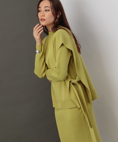 BARNYARDSTORM（バンヤードストーム）の「BARNYARDSTORM / 【WEB限定】ニットレイヤード2Pワンピース（ワンピース・レディース・ブルー系その他/ブラック/ブラウン/ミント・FREE）」の16枚目の写真