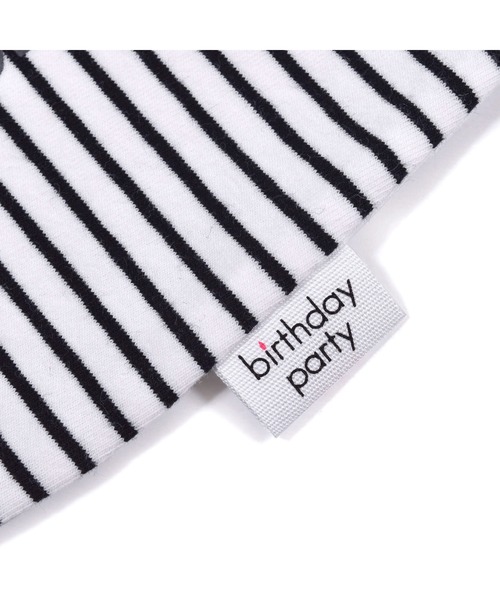birthday party（バースデイパーティー）の「birthday party/ロゴ プリント よだれかけ スタイ ベビー（その他ベビー用品・キッズ・ピンク/ブルー/ブラック系その他・FREE）」の17枚目の写真