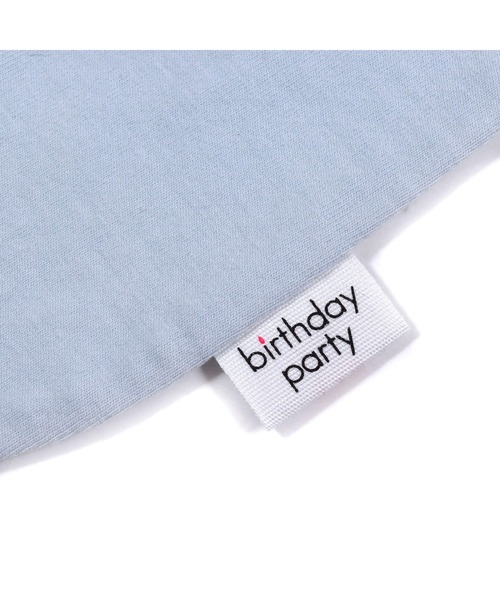 birthday party（バースデイパーティー）の「birthday party/ロゴ プリント よだれかけ スタイ ベビー（その他ベビー用品・キッズ・ピンク/ブルー/ブラック系その他・FREE）」の5枚目の写真