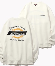 【GENUINE DICKIES/ジェニュインディッキーズ】裏起毛バックプリント クルートレーナー