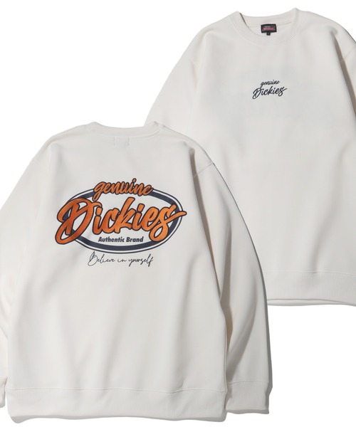 Dickies（ディッキーズ）の「【GENUINE DICKIES/ジェニュインディッキーズ】裏起毛バックプリント クルートレーナー（スウェット・メンズ・ホワイト/ネイビー/オートミール/スミクロ/ライトグレー系1/ブラック系2/ライトグレー系3/ネイビー系2/ブラック系その他3/ホワイト系3/ホワイト系1/ブラウン系1/ホワイト系2/ブラック系その他2/ブラウン系2/ブラック系その他/ブラック系1/ネイビー系1/ライトグレー系2/ブラック系3/ホワイト系4/ダークブルー/ライトグレー系4/ブラック系その他4/ブルー系1/グリーン/ホワイト系6/ブラック系その他6/ライトグレー系5/ベージュ/ネイビー系3/ブラック系5/ブルー系その他2/ホワイト系5/ブラック系その他5/ブラック系4/グリーン系1/ブルー系2/ブルー系3/グリーン系2/ライトグレー系6/ライトグレー系7/ブラック系6/ホワイト系7/ブラック系その他7/クリアブラック/ブルー系5/ブルー系4/ライトグレー系8/グリーン系3/ホワイト系8/ブラック系7/ブラック系8/ブラック系9/グレイッシュベージュ/ベージュ系1/グリーン系4・M/L/XL）」の8枚目の写真