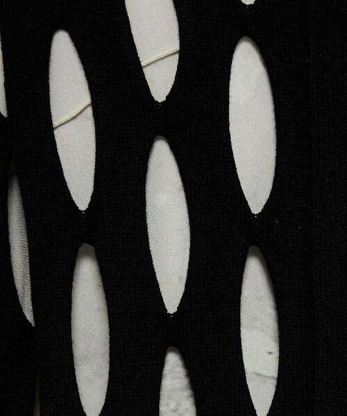 CITY TOKYO（シティトウキョウ）の「ビックメッシュニットベスト（ベスト・レディース・ライム/ブルー/ブラック・FREE）」の19枚目の写真