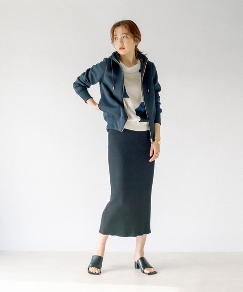 RIVE DROITE（リヴドロワ）の「スクエアヒールミュール（サンダル・レディース・ブラック/グレー・S/M/L）」の11枚目の写真