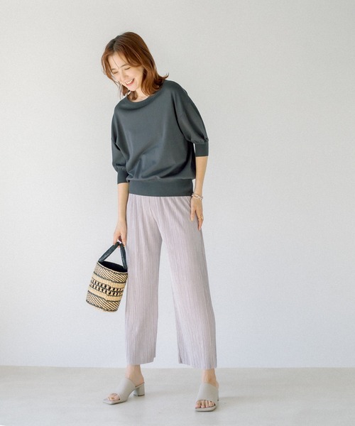 RIVE DROITE（リヴドロワ）の「スクエアヒールミュール（サンダル・レディース・ブラック/グレー・S/M/L）」の14枚目の写真