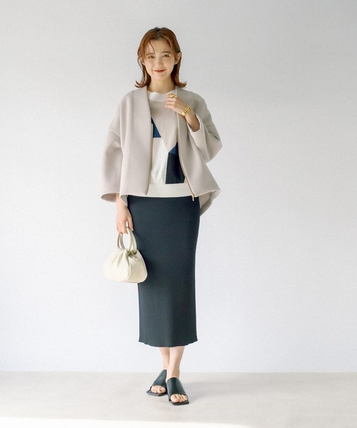 RIVE DROITE（リヴドロワ）の「スクエアヒールミュール（サンダル・レディース・ブラック/グレー・S/M/L）」の15枚目の写真