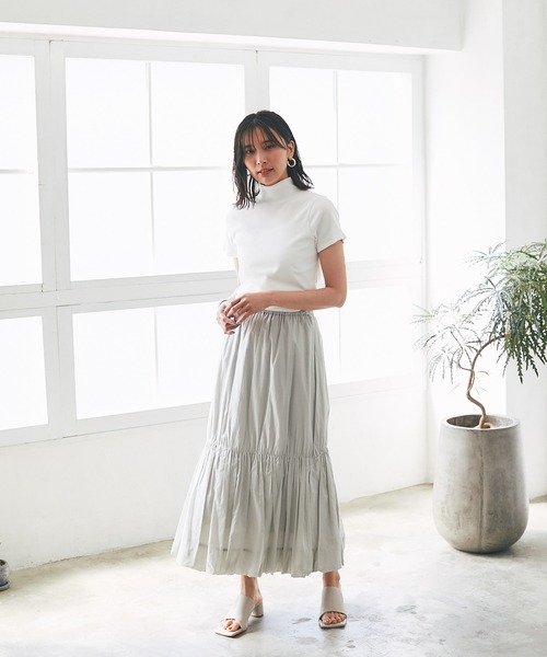 RIVE DROITE（リヴドロワ）の「スクエアヒールミュール（サンダル・レディース・ブラック/グレー・S/M/L）」の19枚目の写真