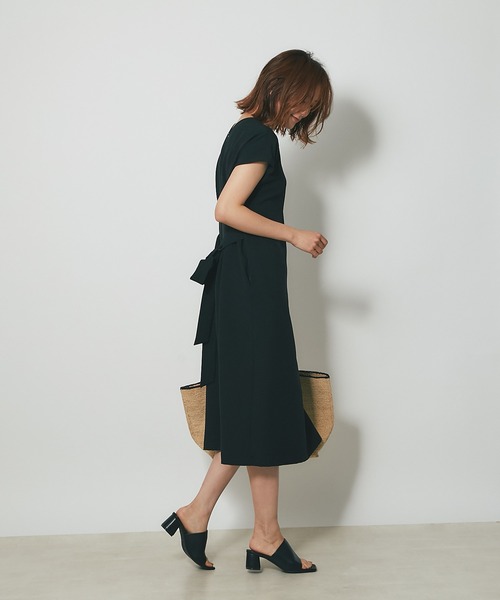 RIVE DROITE（リヴドロワ）の「スクエアヒールミュール（サンダル・レディース・ブラック/グレー・S/M/L）」の21枚目の写真