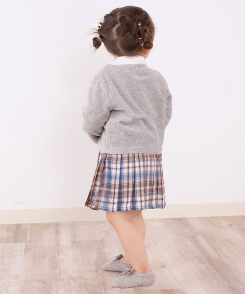 SweetMommy（スウィートマミー）の「ベビー カーディガン（その他ベビー用品・キッズ・ライトベージュ/杢グレー・50-70/80/90）」の20枚目の写真