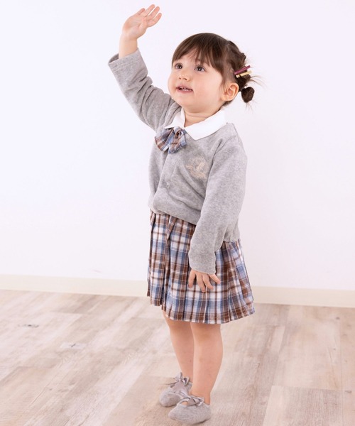 SweetMommy（スウィートマミー）の「ベビー カーディガン（その他ベビー用品・キッズ・ライトベージュ/杢グレー・50-70/80/90）」の21枚目の写真