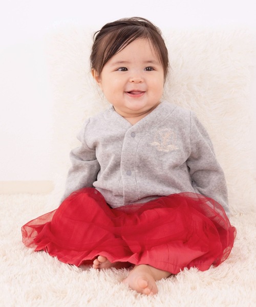 SweetMommy（スウィートマミー）の「ベビー カーディガン（その他ベビー用品・キッズ・ライトベージュ/杢グレー・50-70/80/90）」の13枚目の写真