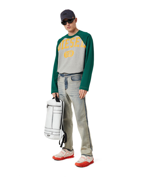 DIESEL(ディーゼル)の「メンズ スウェット プルオーバー クラックプリント(スウェット・メンズ・グリーン/ブラック系その他/ブルー・XX-LARGE/MEDIUM/LARGE/SMALL/X-LARGE/X-SMALL)」の17枚目の写真