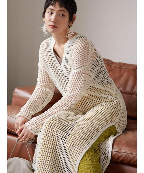 armonia(アルモニーア)の「armonia.柄編みニットパンツ(その他パンツ・レディース・イエロー/オレンジ/カーキ・FREE)」の15枚目の写真