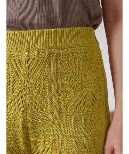 armonia(アルモニーア)の「armonia.柄編みニットパンツ(その他パンツ・レディース・イエロー/オレンジ/カーキ・FREE)」の16枚目の写真