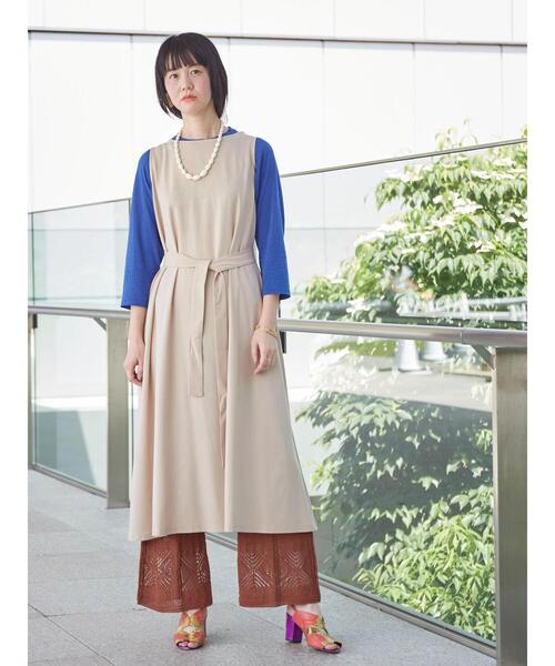 armonia(アルモニーア)の「armonia.柄編みニットパンツ(その他パンツ・レディース・イエロー/オレンジ/カーキ・FREE)」の18枚目の写真