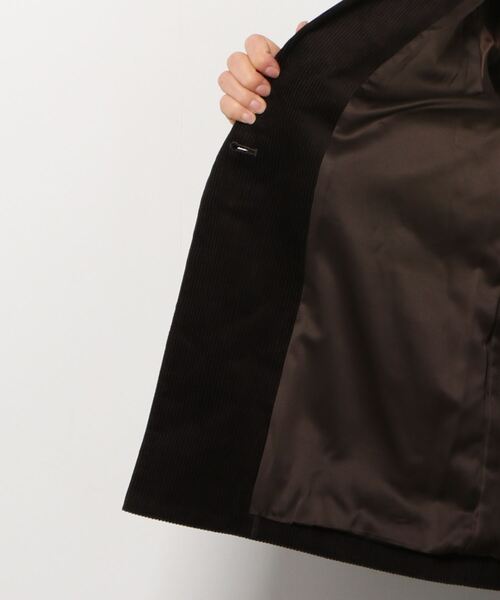 LA PEAU DE GEM(ラポドゥジェム)の「【la peau de gem.】Spick & Span 8Wコーデュロイジャケット(デニムパンツ・レディース・ブラウン・M)」の5枚目の写真