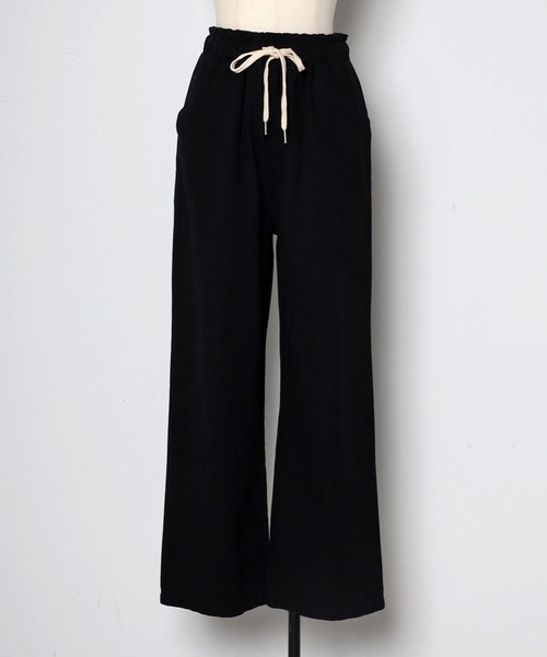 Bonjour Sagan（ボンジュールサガン）の「ドロストコットンパンツ（その他パンツ・レディース・ベージュ/ネイビー/ピンク/クリーム/ブラック/カーキ・FREE）」の17枚目の写真