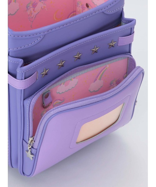 fafa（フェフェ）の「【早期特典付】2027年新入学ランドセル - ライラックxラベンダー（クラリーノ / キューブ型）（ランドセル・キッズ・パープル・FREE）」の8枚目の写真