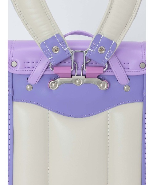 fafa（フェフェ）の「【早期特典付】2027年新入学ランドセル - ライラックxラベンダー（クラリーノ / キューブ型）（ランドセル・キッズ・パープル・FREE）」の5枚目の写真