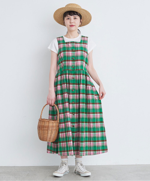 CHILD WOMAN（チャイルドウーマン）の「☆C/Cuマドラスチェック