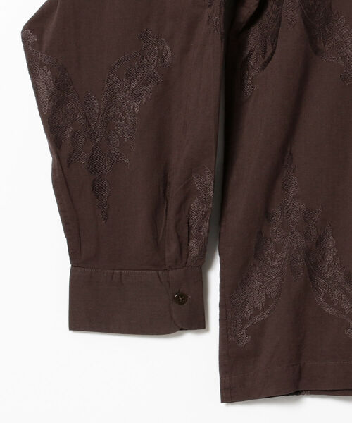 BEAMS LIGHTS(ビームスライツ)の「BEAMS LIGHTS / ボイル エンブロイド シャツ(シャツ/ブラウス・メンズ・ブラック/ブラウン・SMALL/MEDIUM/LARGE)」の12枚目の写真